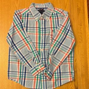 Perfect for Spring! Boys Tommy Hilfiger Multicolor Check Shirt - size 6